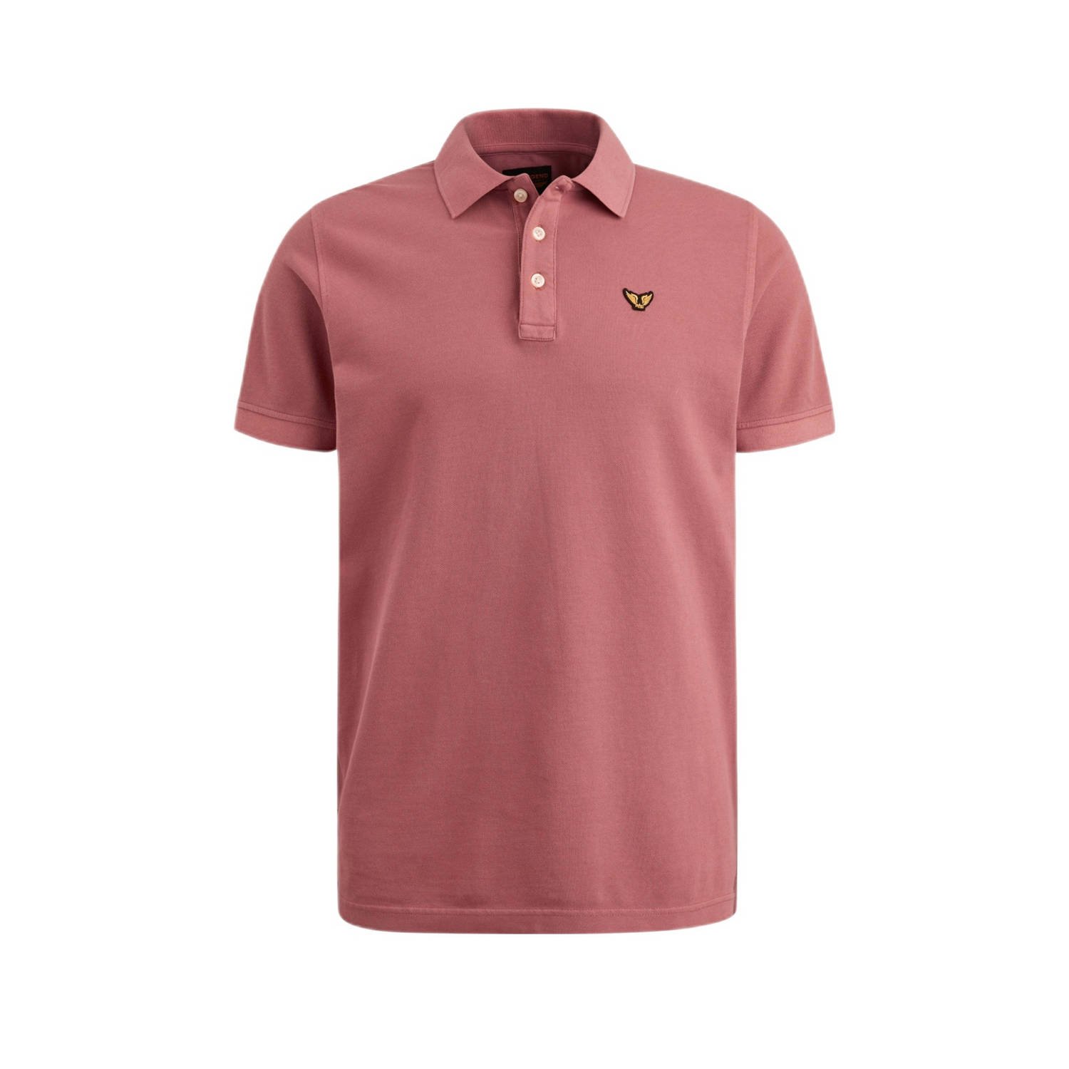 PME LEGEND Heren Polo's & T-shirts Short Sleeve Polo Garment Dye Rood