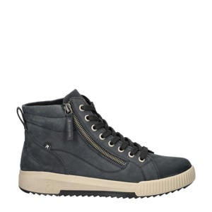 nubuck sneakers donkerblauw