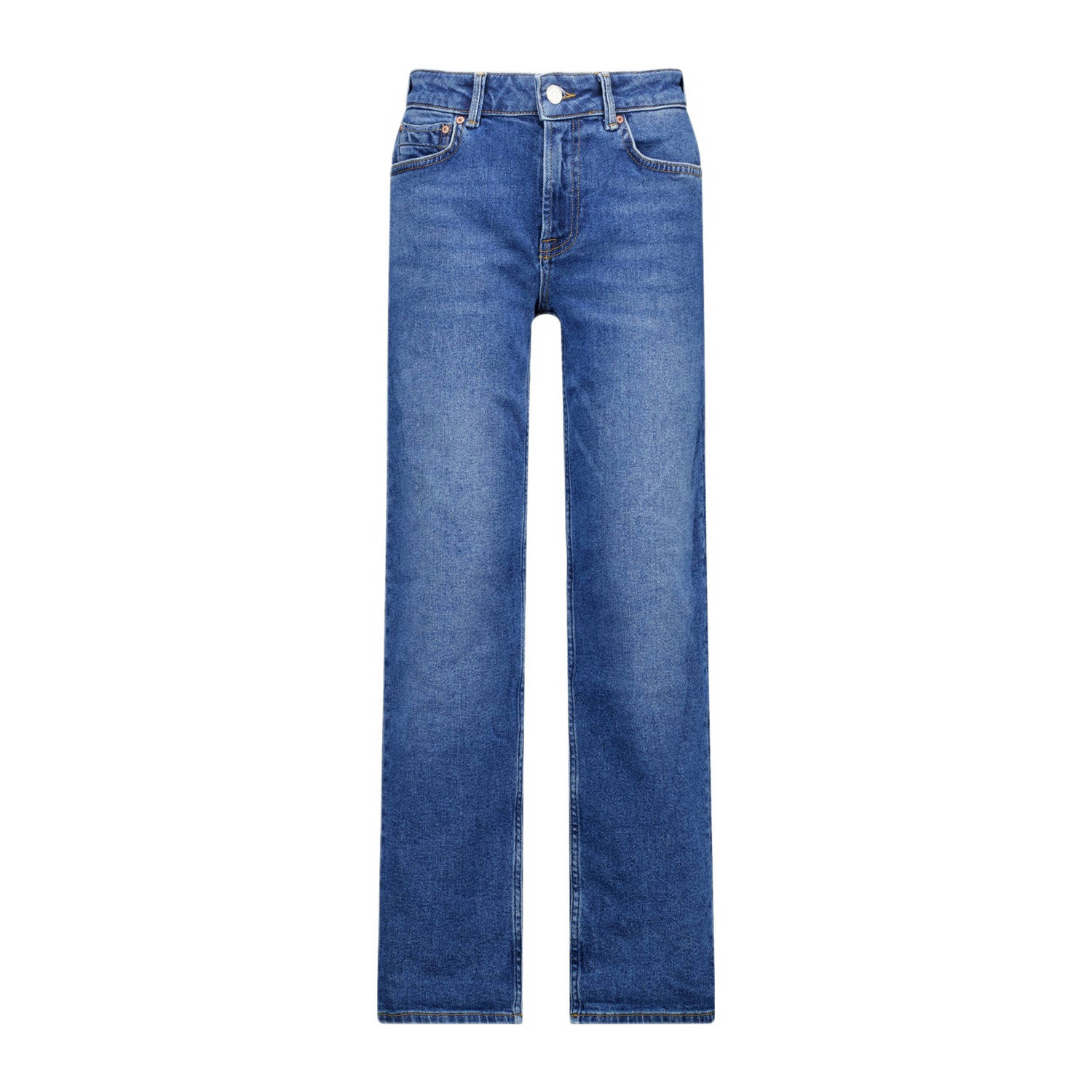 America Today loose fit jeans Dallas JR dark blue denim Blauw 122 128