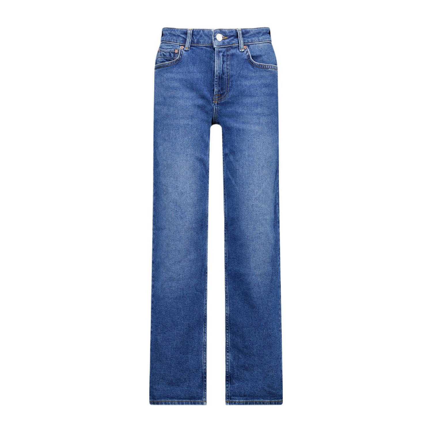 America Today loose fit jeans Dallas JR dark blue denim Blauw 122 128