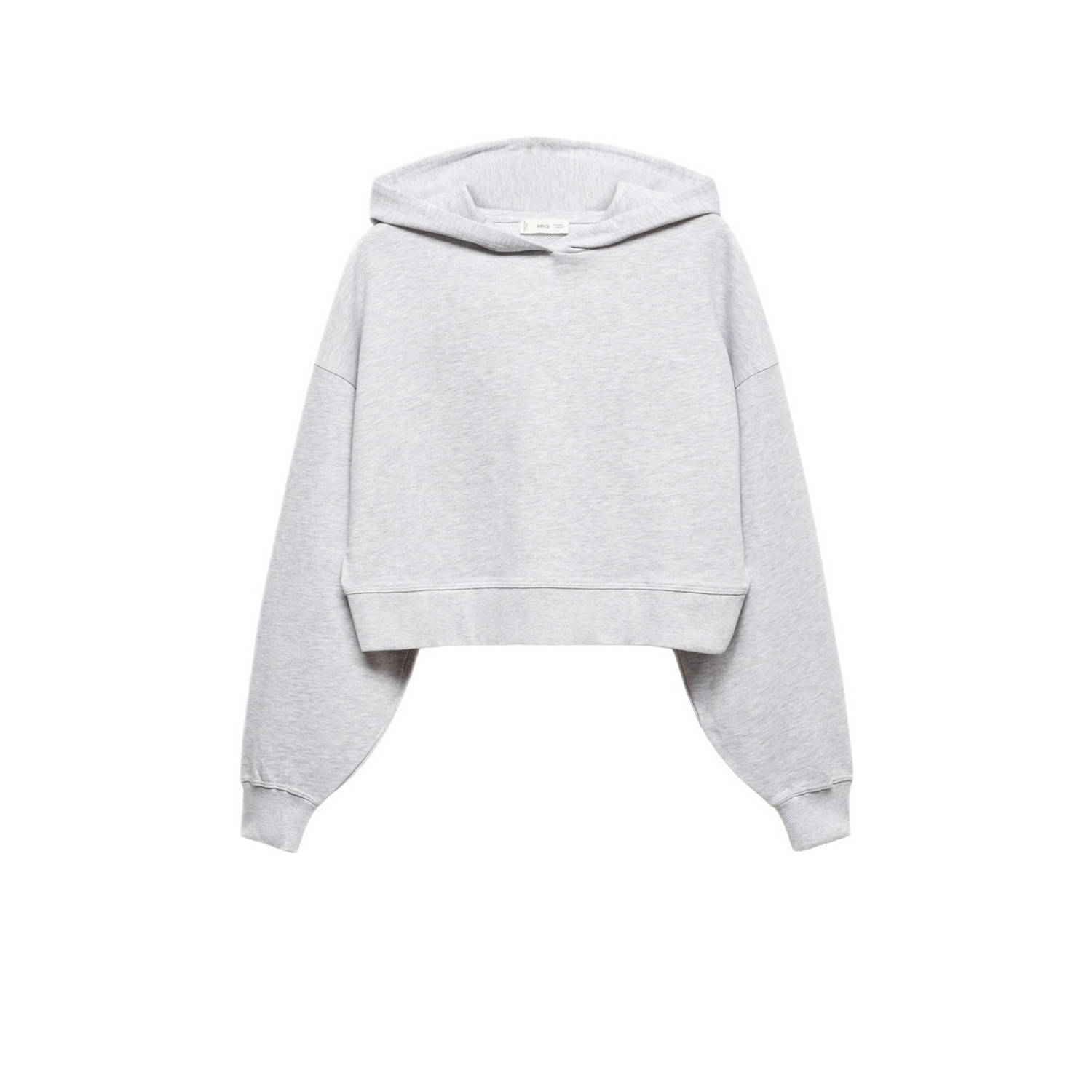 Mango Kids hoodie grijs Sweater Effen 158(XS) | Sweater van