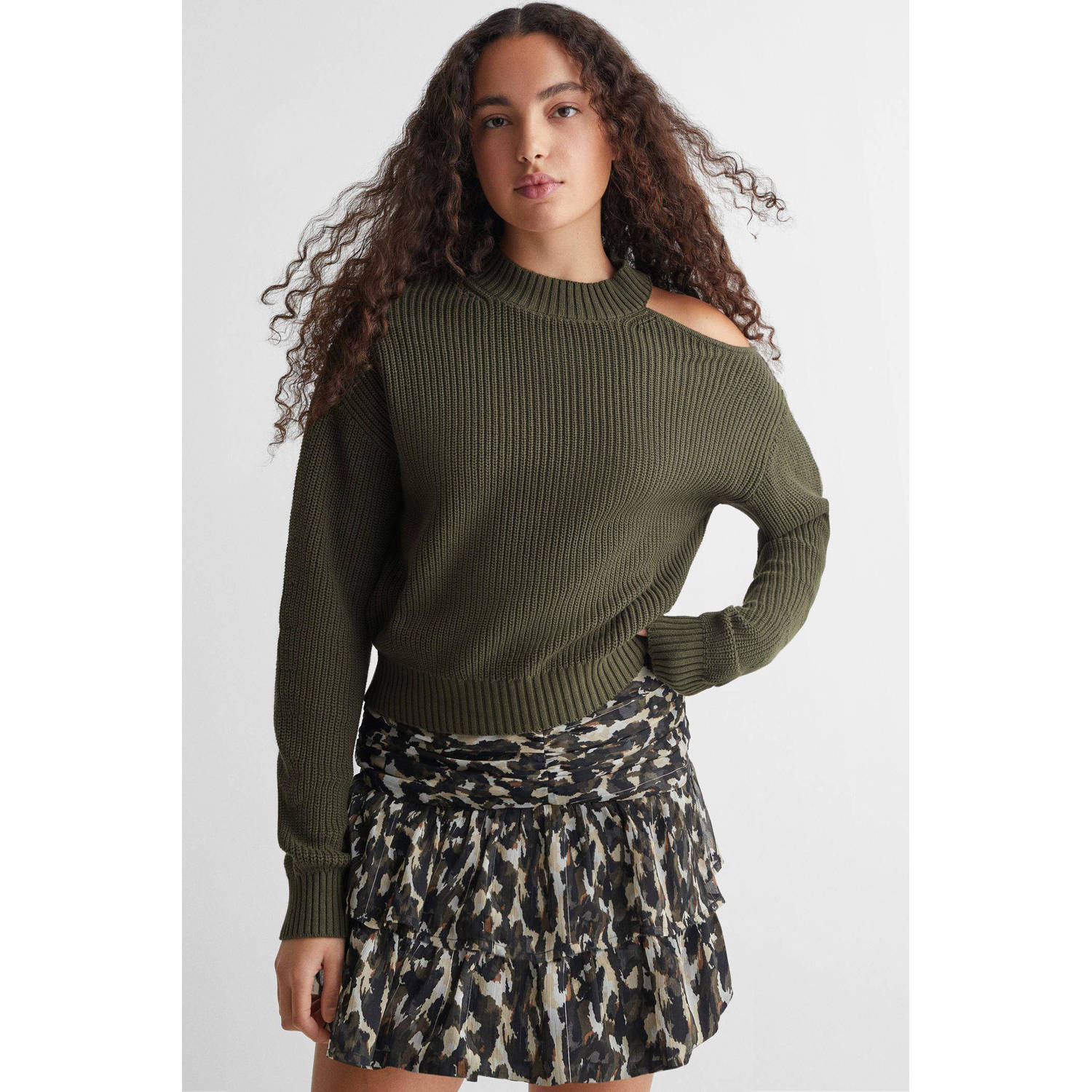 Mango Kids trui mosgroen