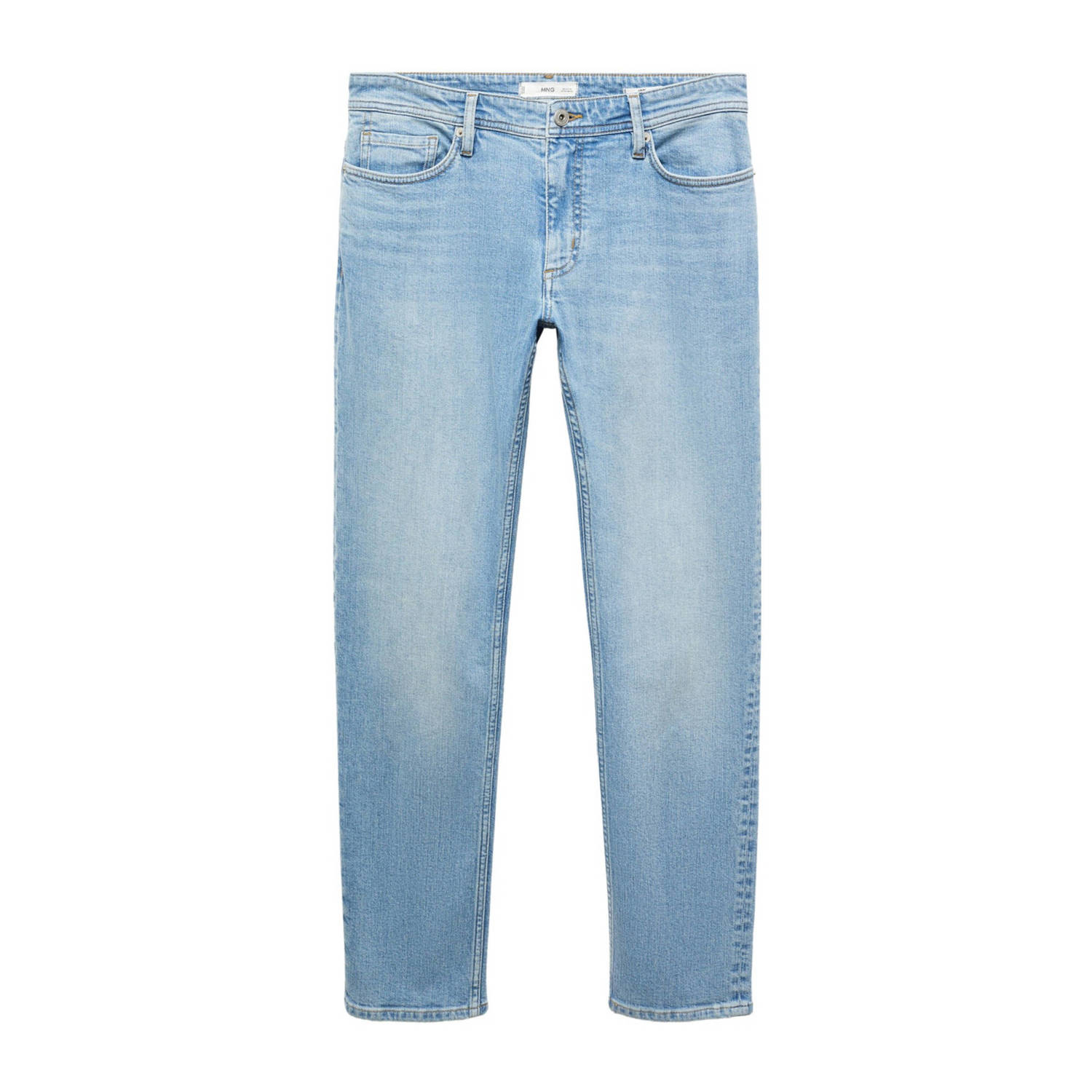 Mango Man slim fit jeans changeant blauw