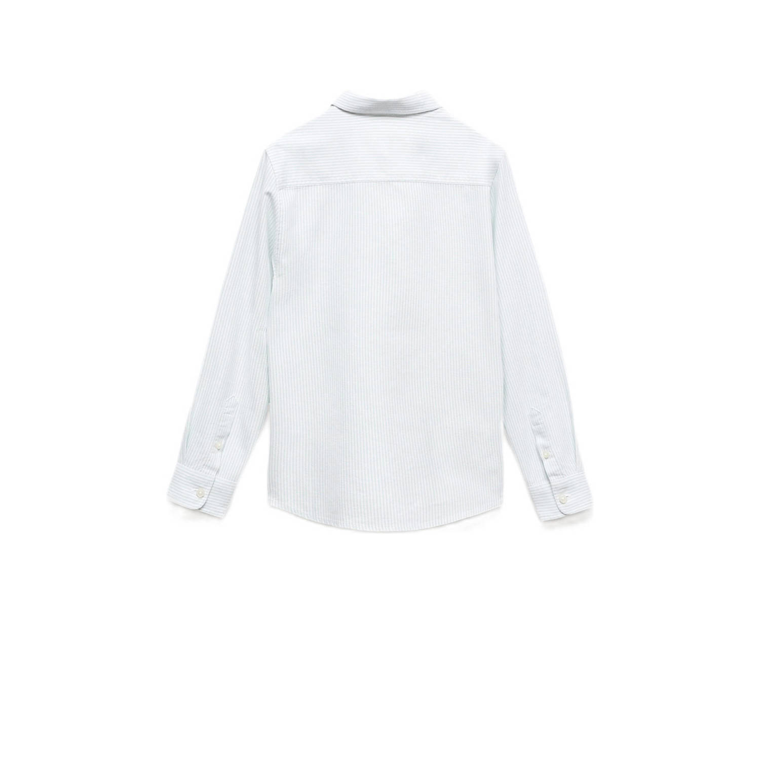 Mango Kids gestreepte blouse groen wit