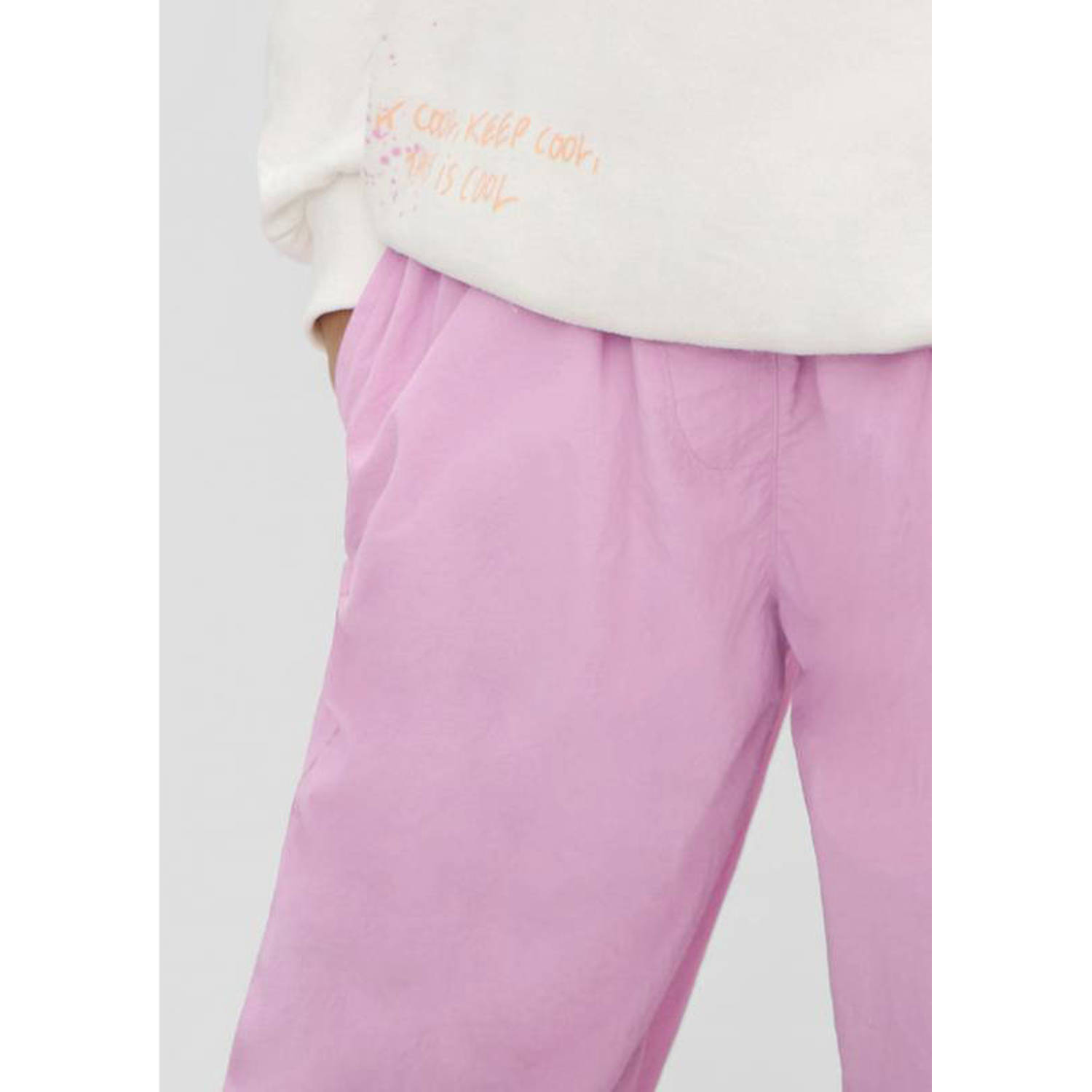 s.Oliver loose fit broek roze