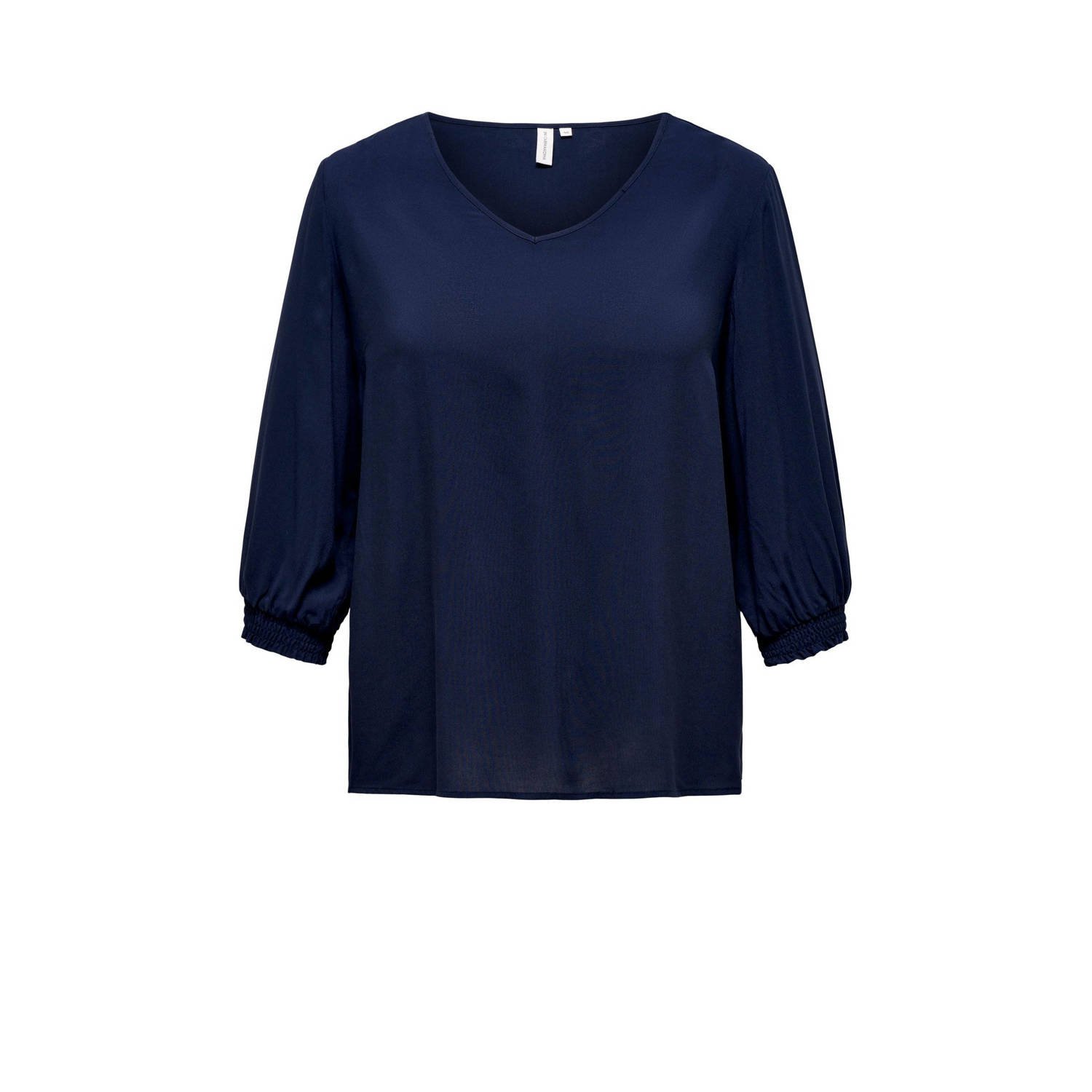 ONLY CARMAKOMA blousetop CARNOVA donkerblauw