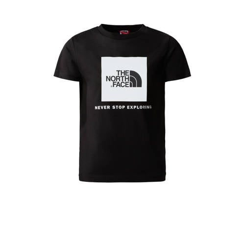 The North Face T-shirt Redbox zwart/wit