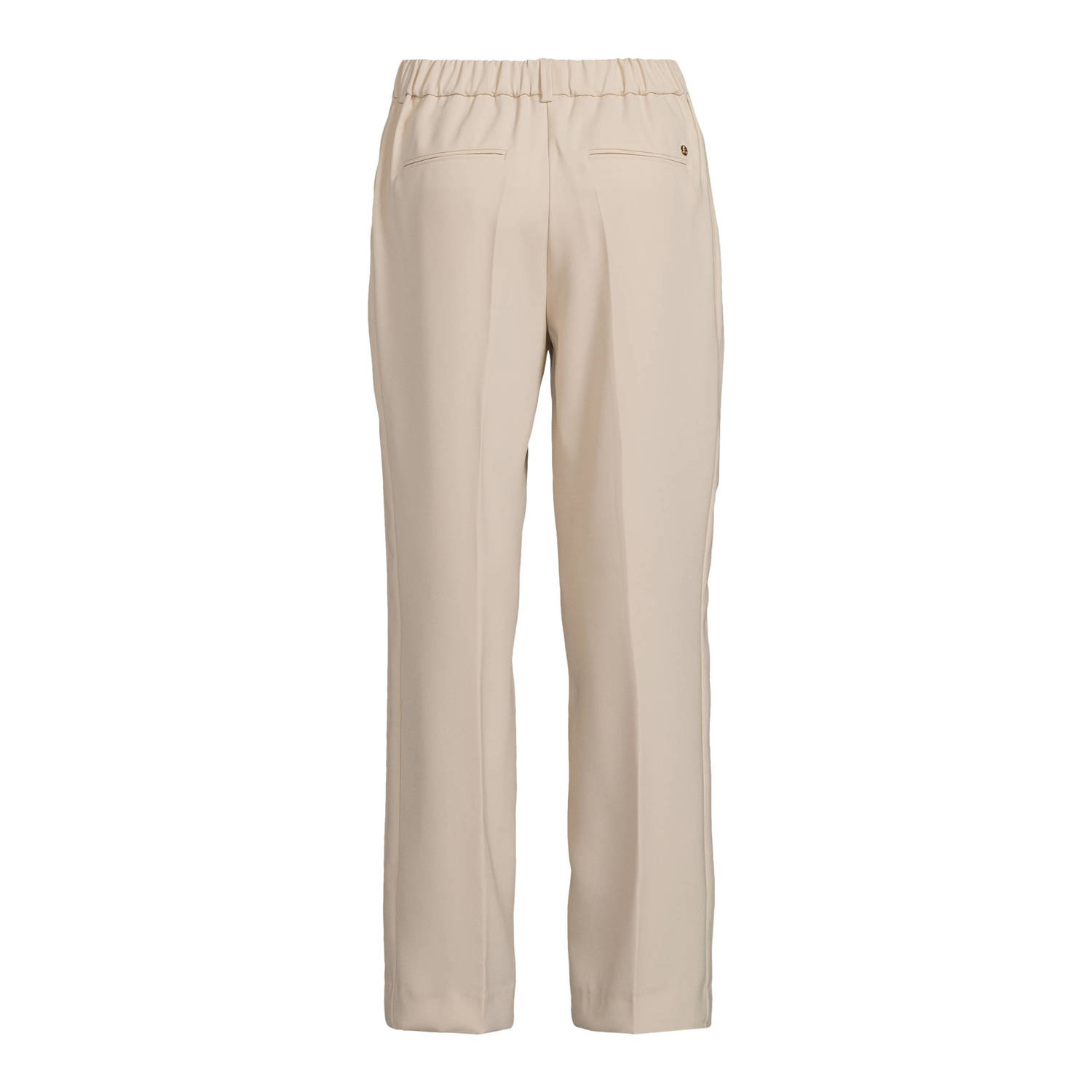 Mos Mosh cropped straight fit pantalon Bai Leia beige