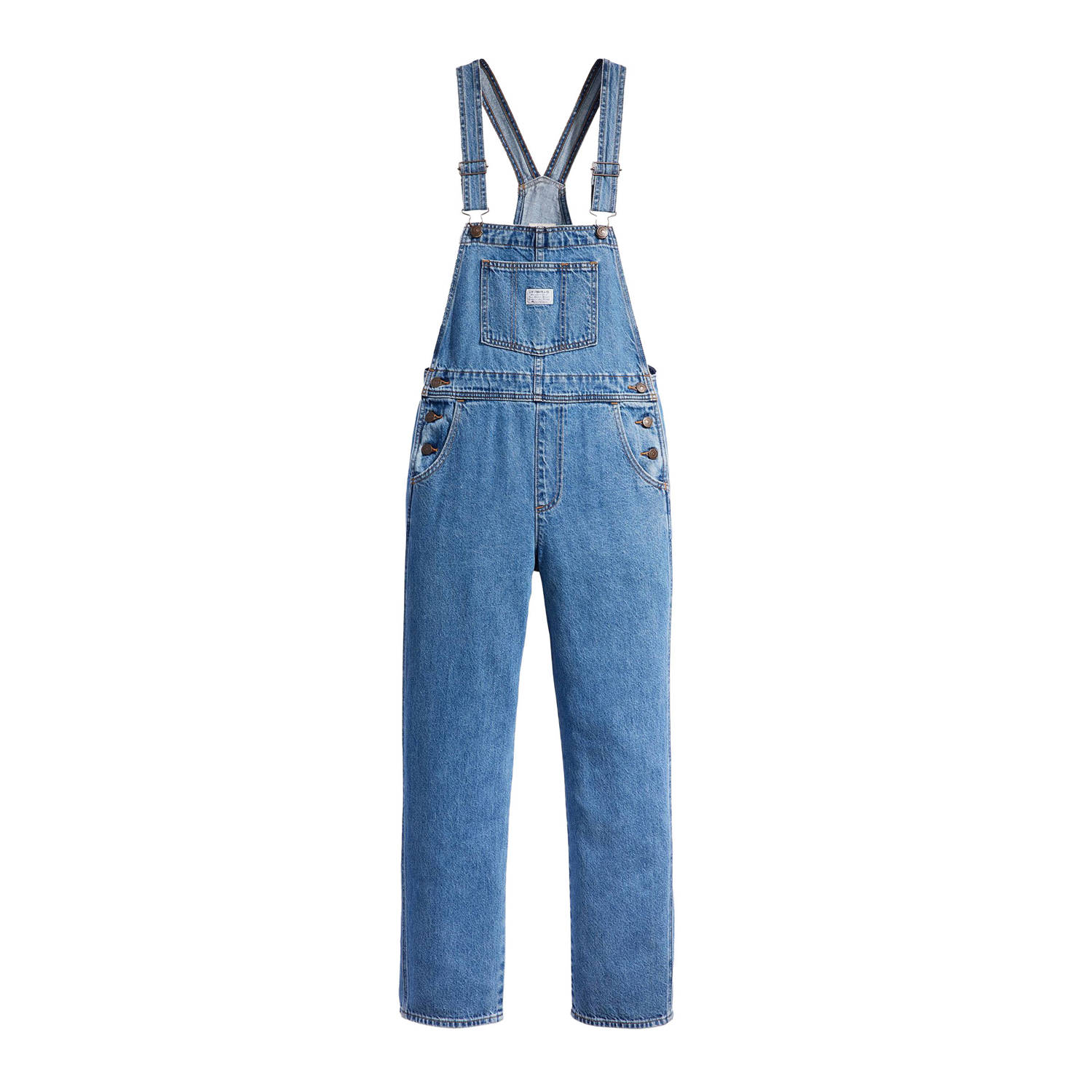 Levi's Vintage Denim Overalls Blue Dames