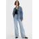 Levi's Ribcage high waist wide leg jeans light blue denim