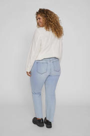 thumbnail: EVOKED VILA high waist slim fit jeans VINORA light blue denim