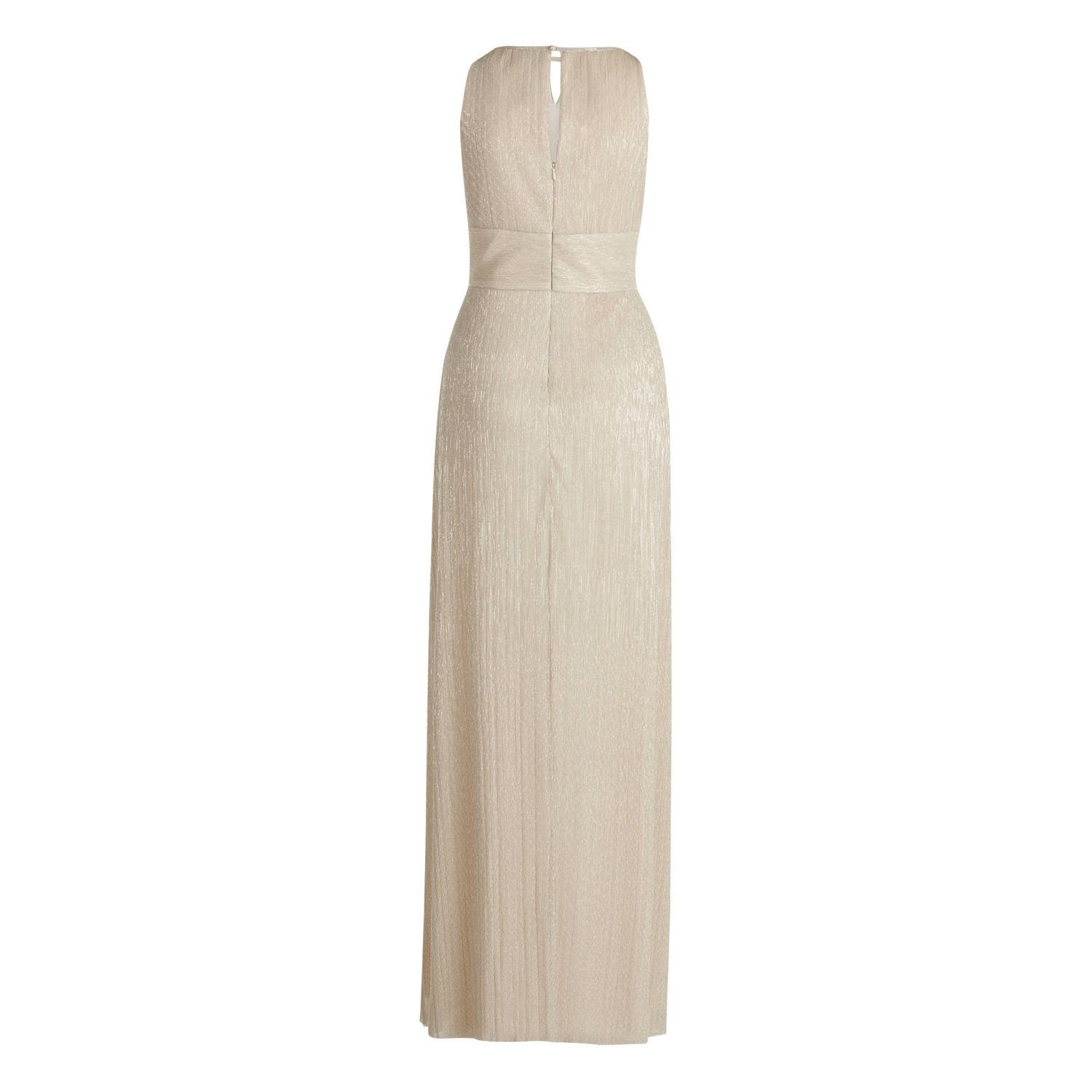 Vera Mont halter maxi jurk goud zilver