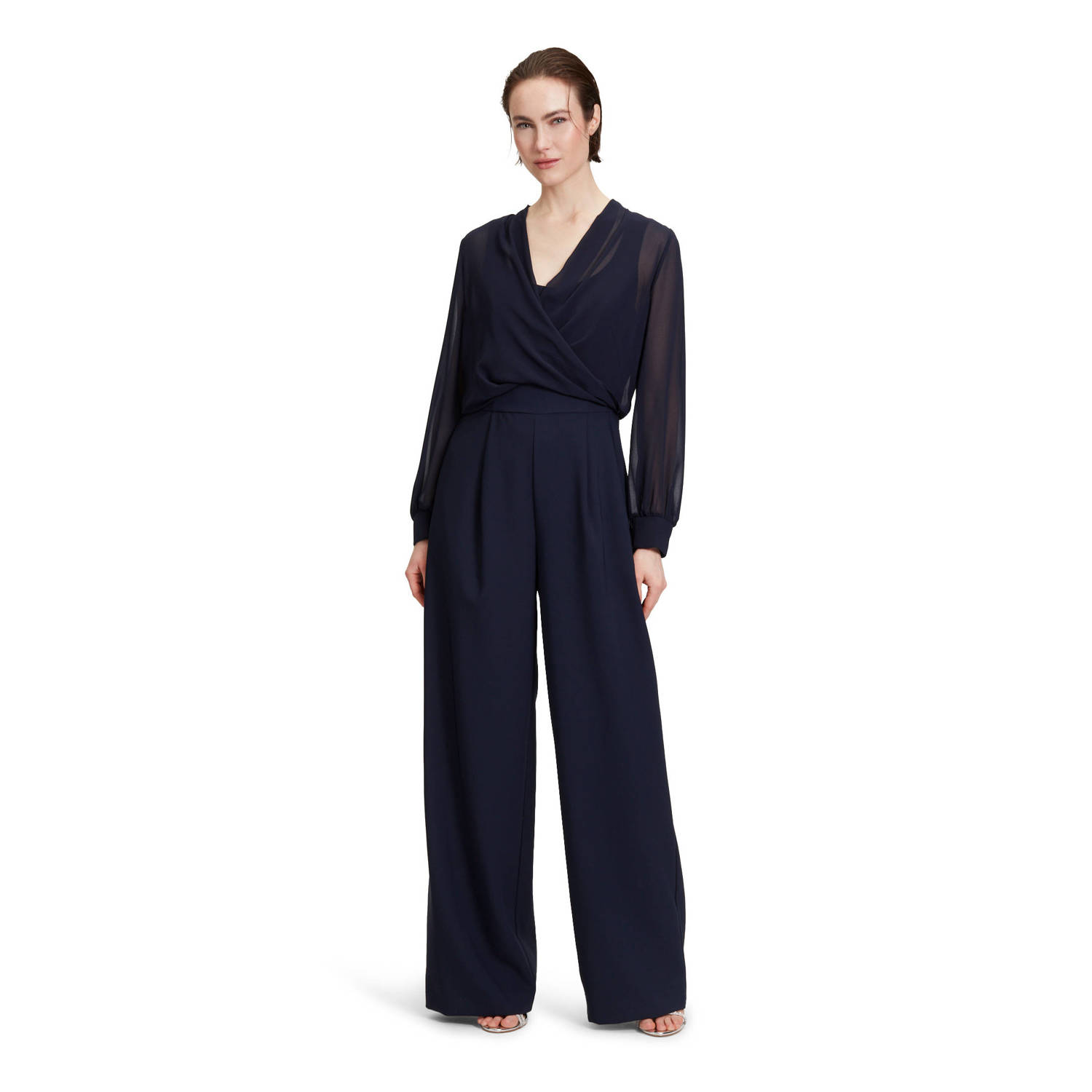 Vera Mont jumpsuit donkerblauw