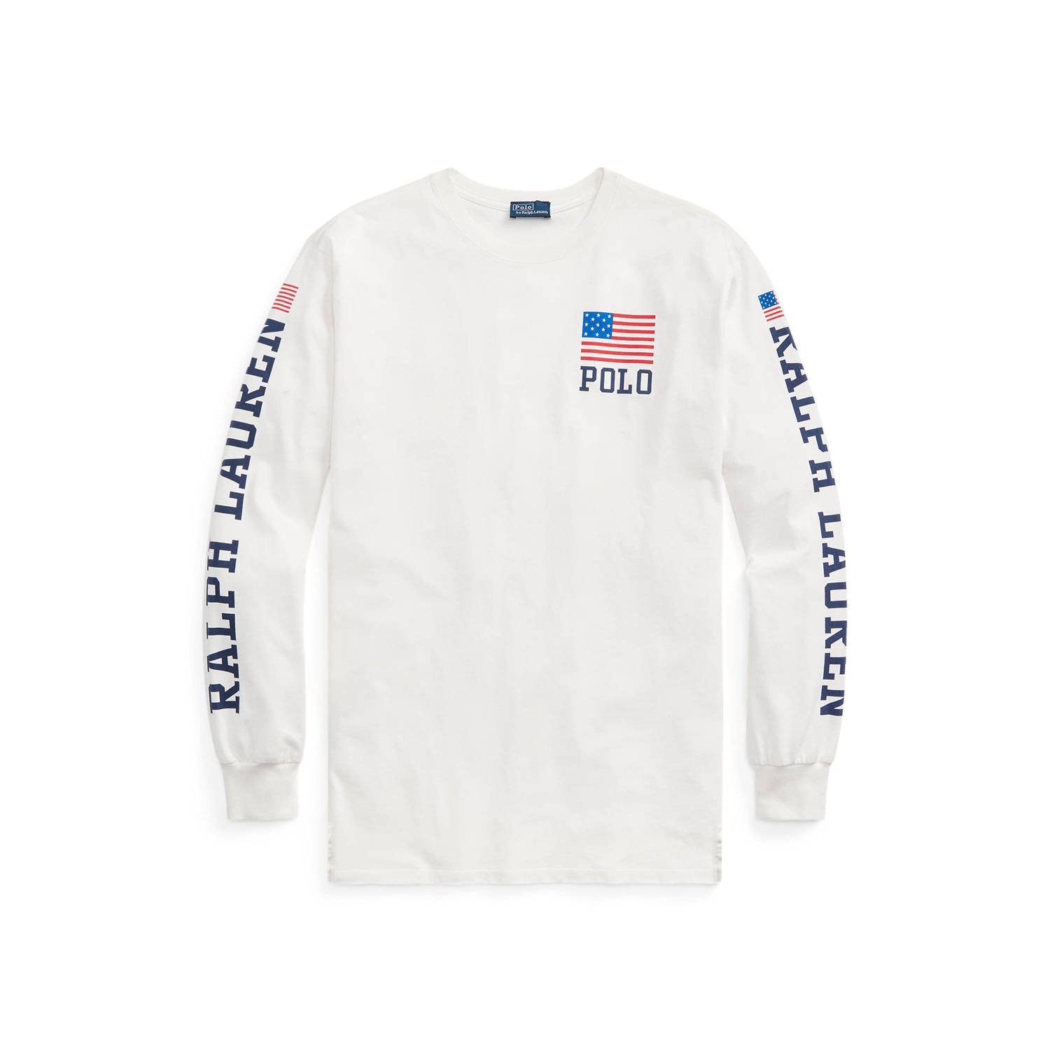 POLO Ralph Lauren sweater met printopdruk wit