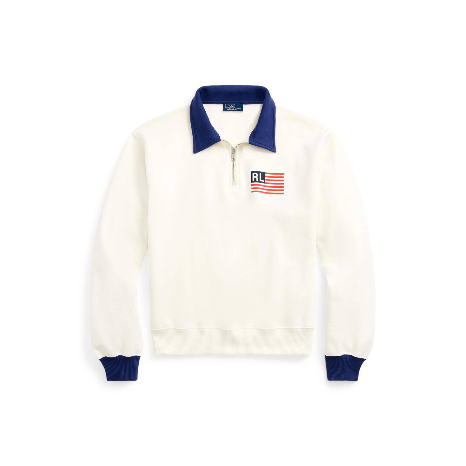 POLO Ralph Lauren schipperstrui wit blauw