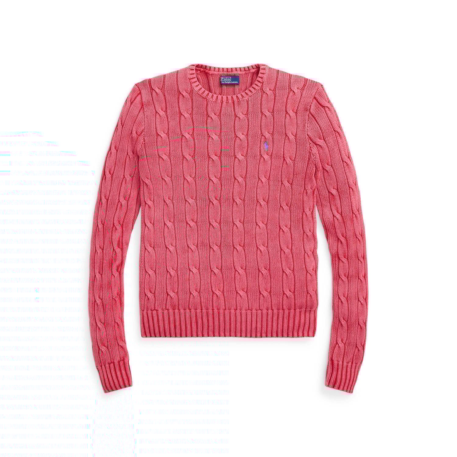 Polo Ralph Lauren Koraalrode trui met Polo Pony Red Dames