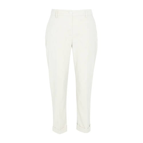 Cassis cropped regular fit chino offwhite