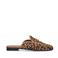 Sacha leren muiltjes panterprint beige