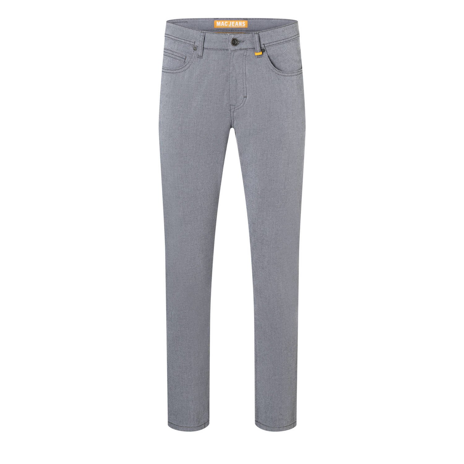 MAC straight fit broek Arne grijs