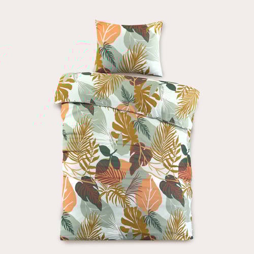 Wehkamp NOUS Living katoenen dekbedovertrek 1 persoons (140x200 cm) aanbieding