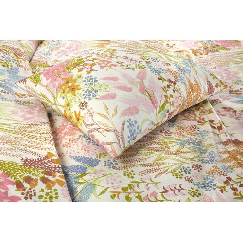 NOUS Living katoenen dekbedovertrek 1 persoons (140x220 cm) - Roze