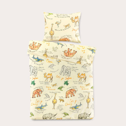 NOUS Kids katoenen dekbedovertrek kinderbed (120x150 cm) afbeelding