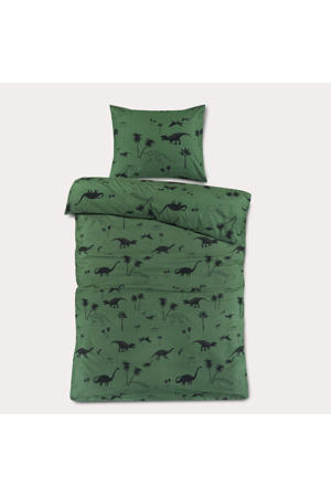 katoenen dekbedovertrek kinderbed dino (120x150 cm)
