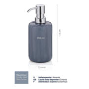 thumbnail: Kela zeepdispenser Ava (350 ml) (7.5x17.5 cm)