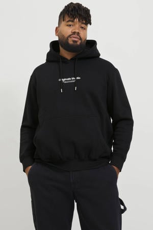 hoodie JORVESTERBRO Plus Size met printopdruk zwart