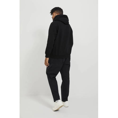JACK & JONES PLUS SIZE hoodie JORVESTERBRO Plus Size met printopdruk zwart afbeelding