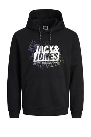hoodie JCOMAP Plus Size met printopdruk black