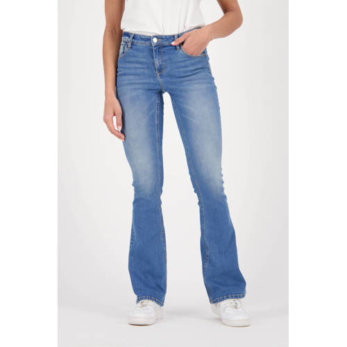 Raizzed regular waist flared jeans Eclipse medium blue denim afbeelding
