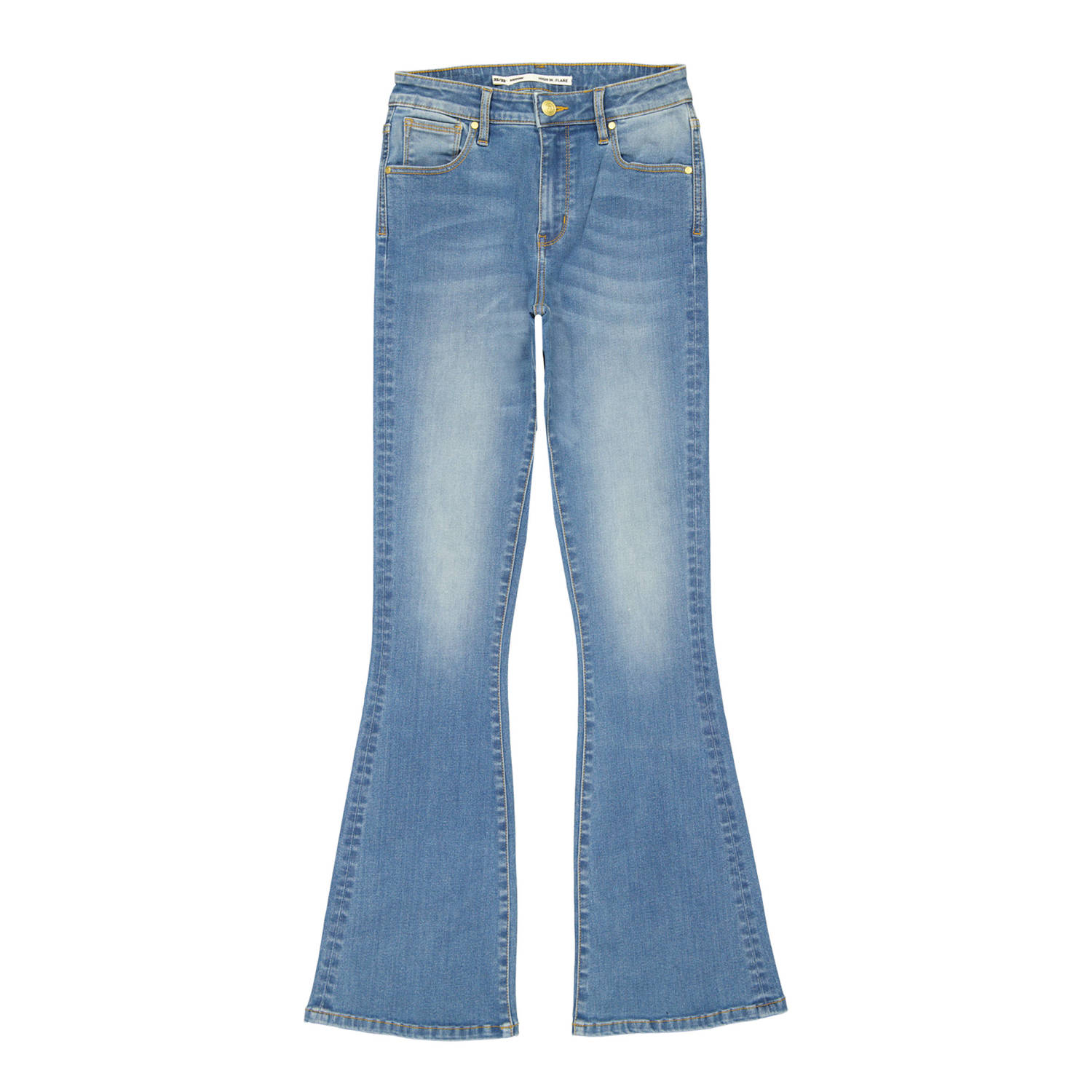 Raizzed high waist flared jeans Sunrise light blue denim