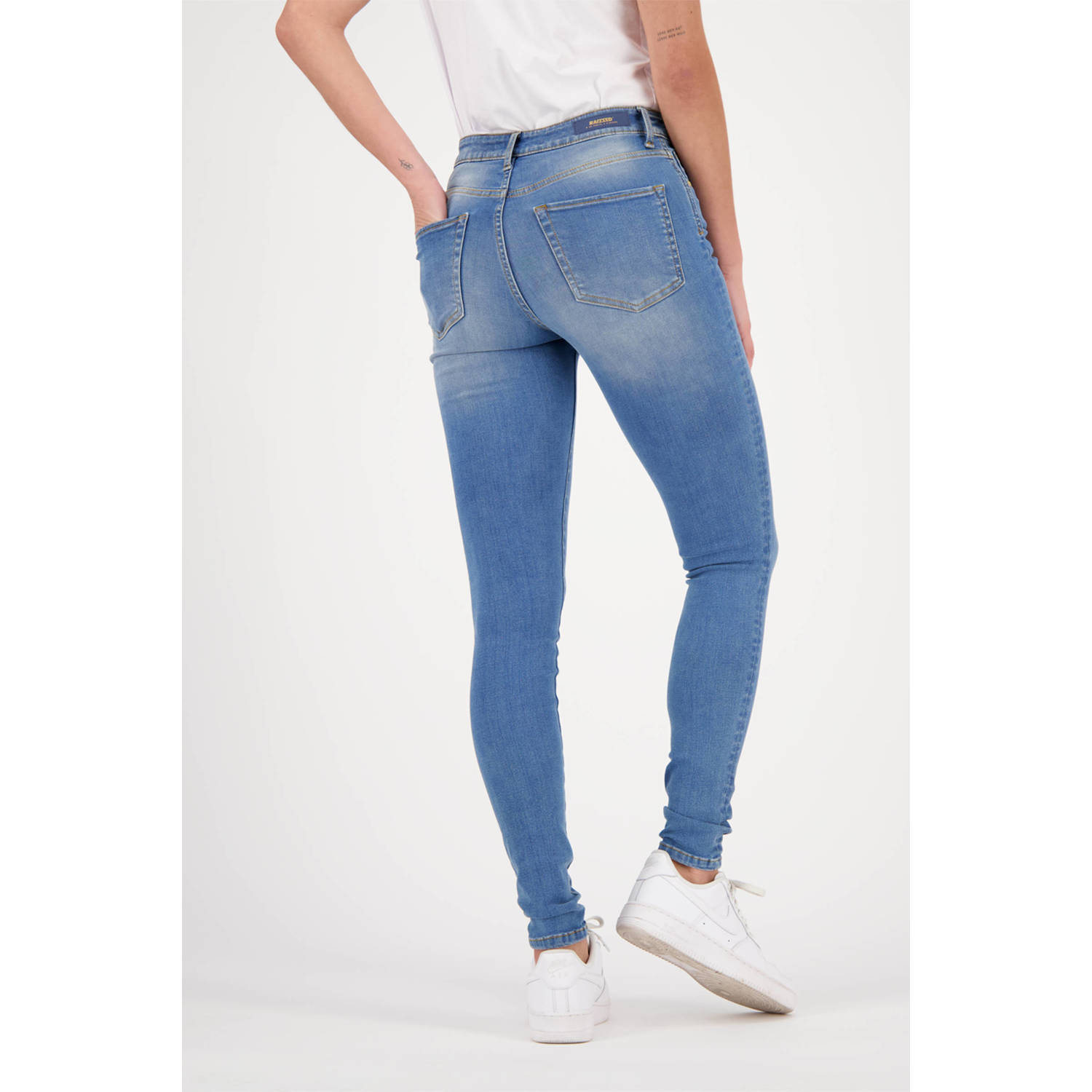 Raizzed high waist skinny jeans Blossom light blue denim