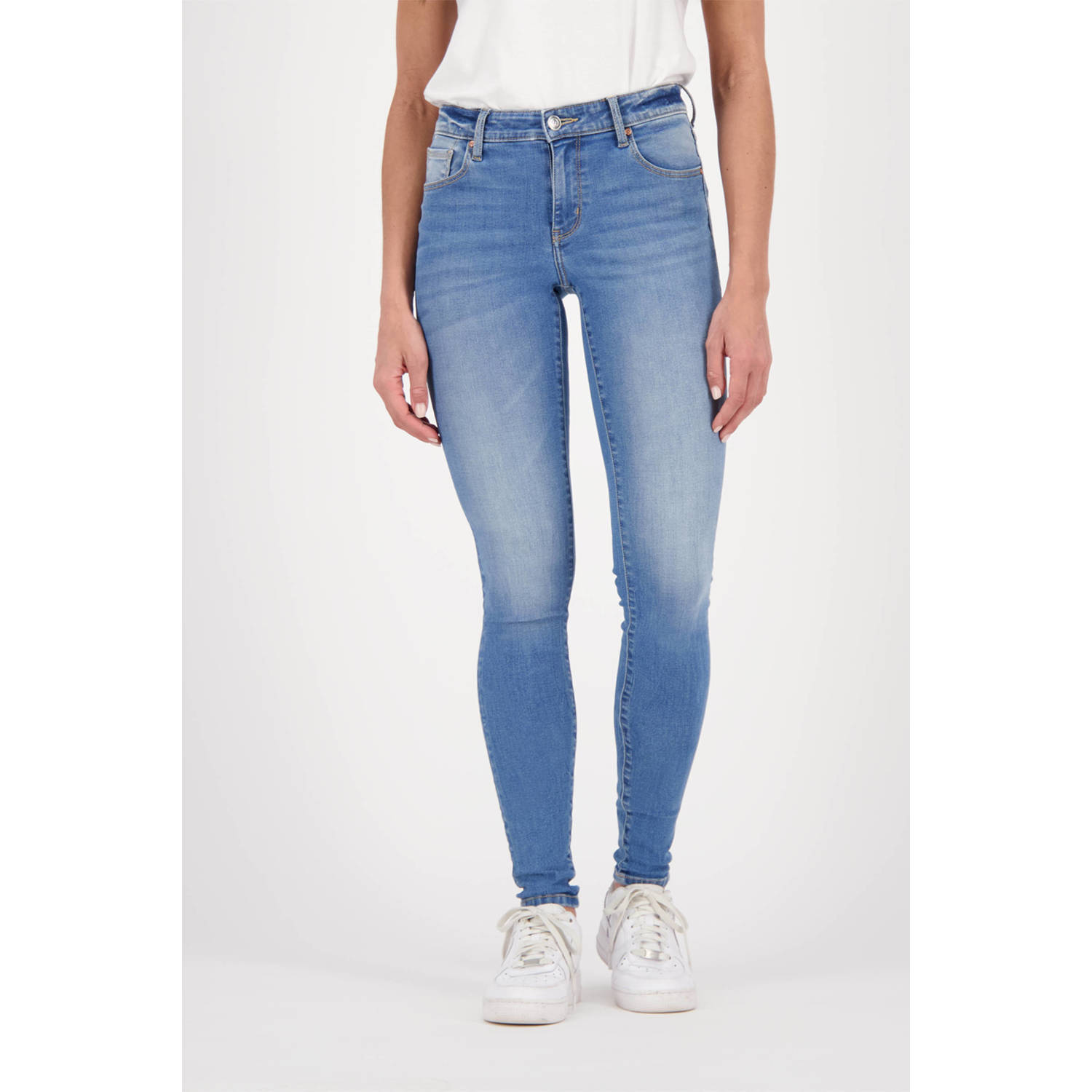 Raizzed high waist skinny jeans Montana light blue denim