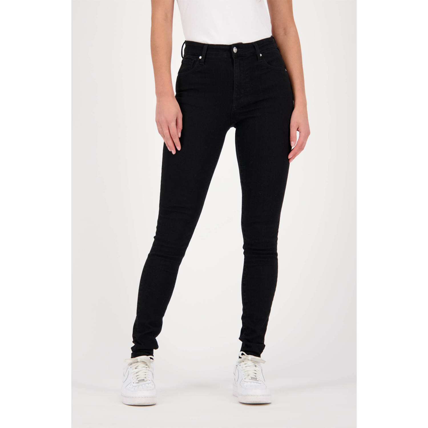 Raizzed high waist skinny jeans Blossom black denim