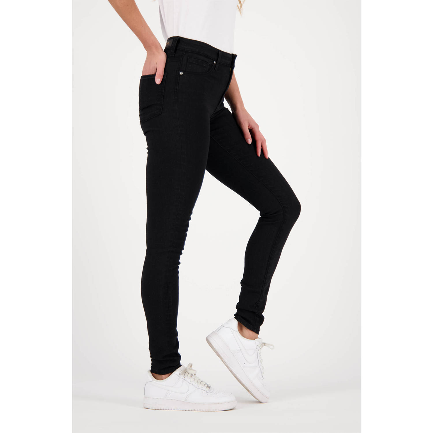 Raizzed high waist skinny jeans Blossom black denim