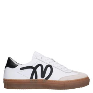 leren sneakers wit