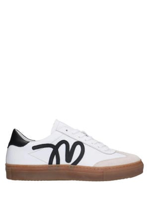leren sneakers wit