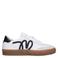Manfield leren sneakers wit