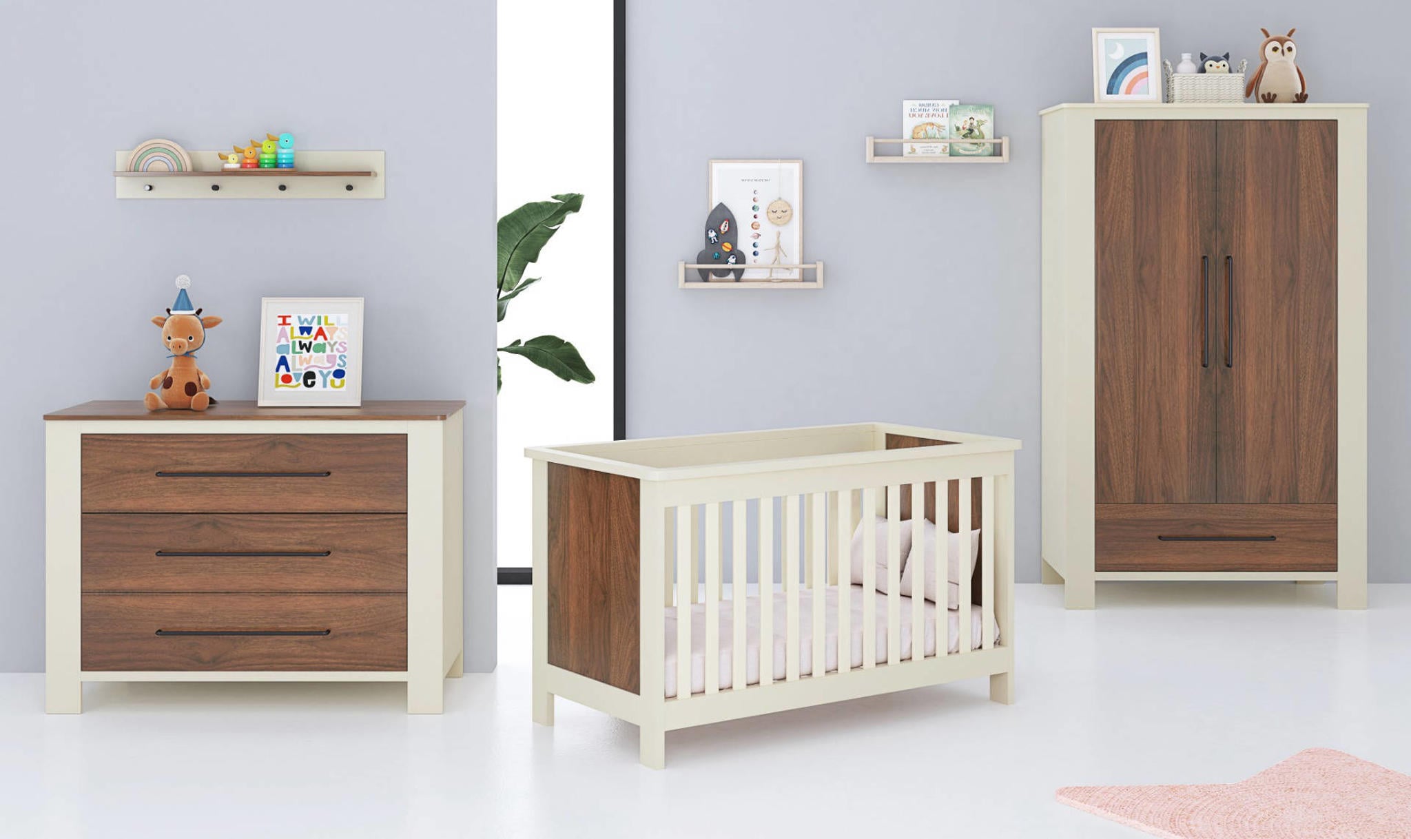 Cabino wandpank Dallas (90x16x13 cm) - Afbeelding 2