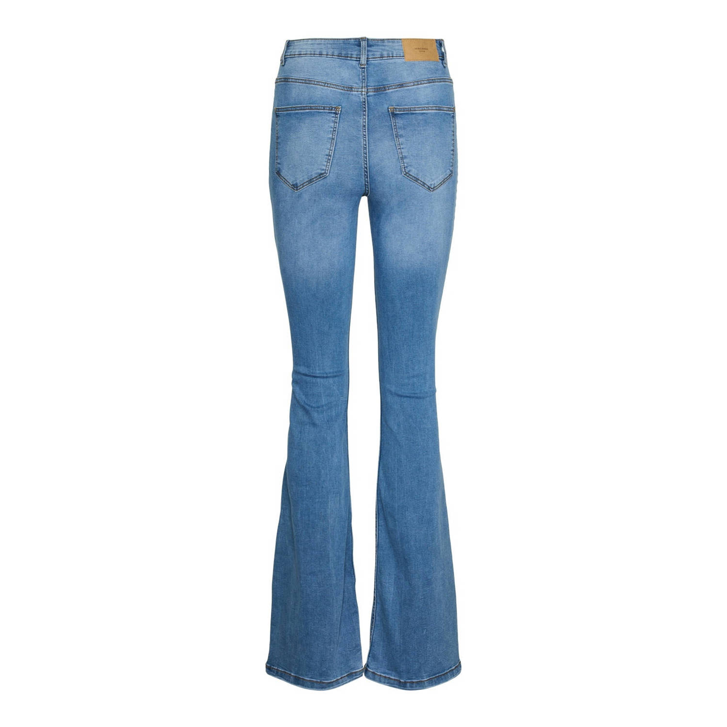 VERO MODA high waist flared jeans VMSIGA medium blue denim