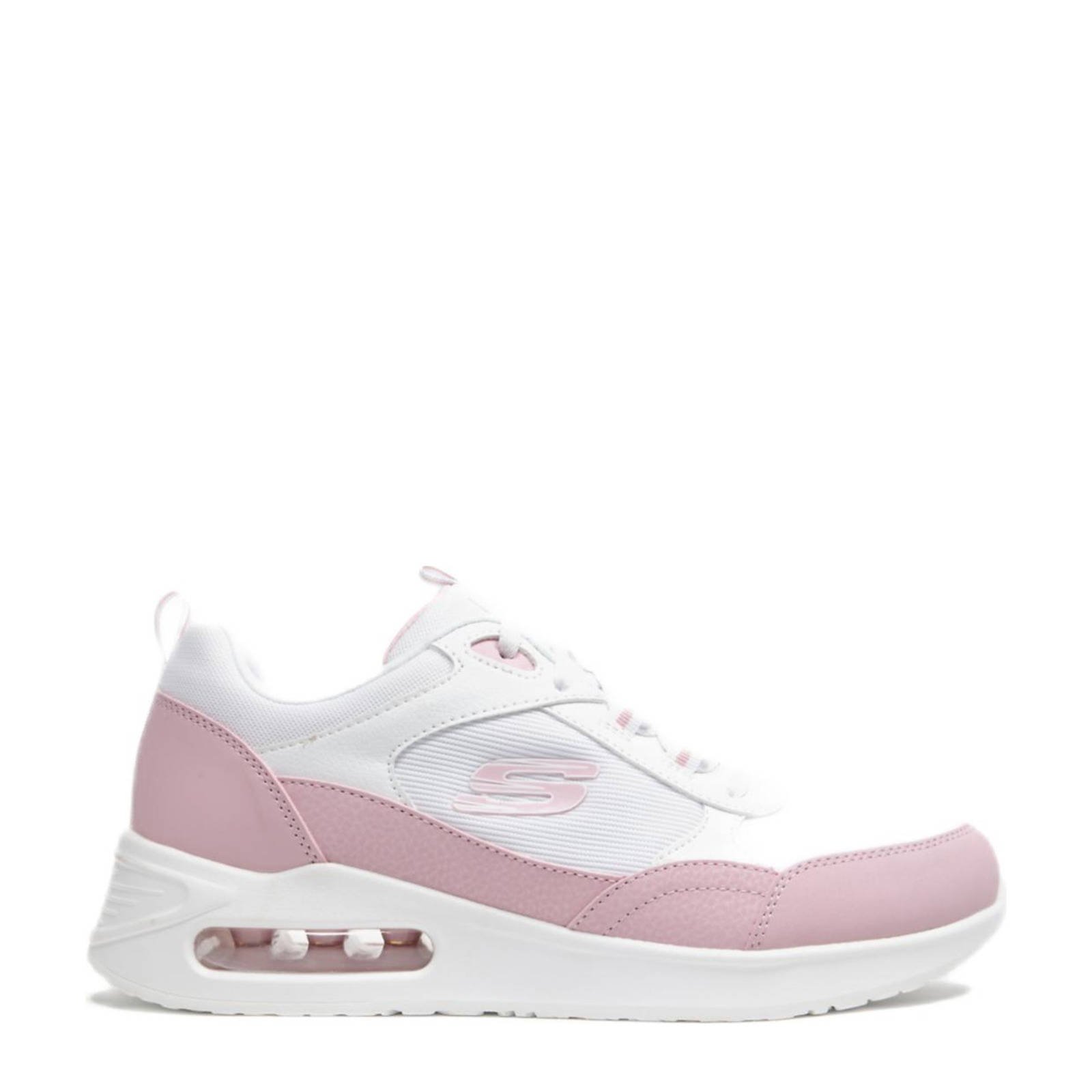 Skechers sneakers wit roze kopen Morgen in huis wehkamp