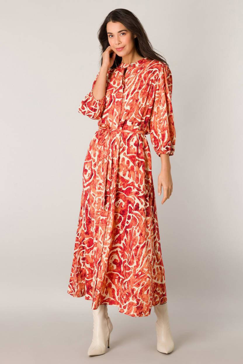 Blousejurk maxi dames hot sale