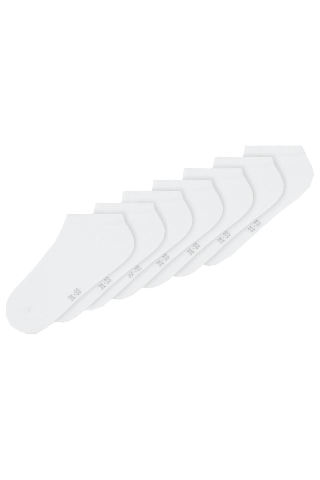 NAME IT KIDS sneakersokken - wit (set van 7)