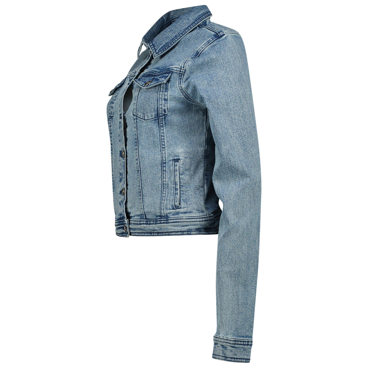 Raizzed spijkerjasje medium blue denim