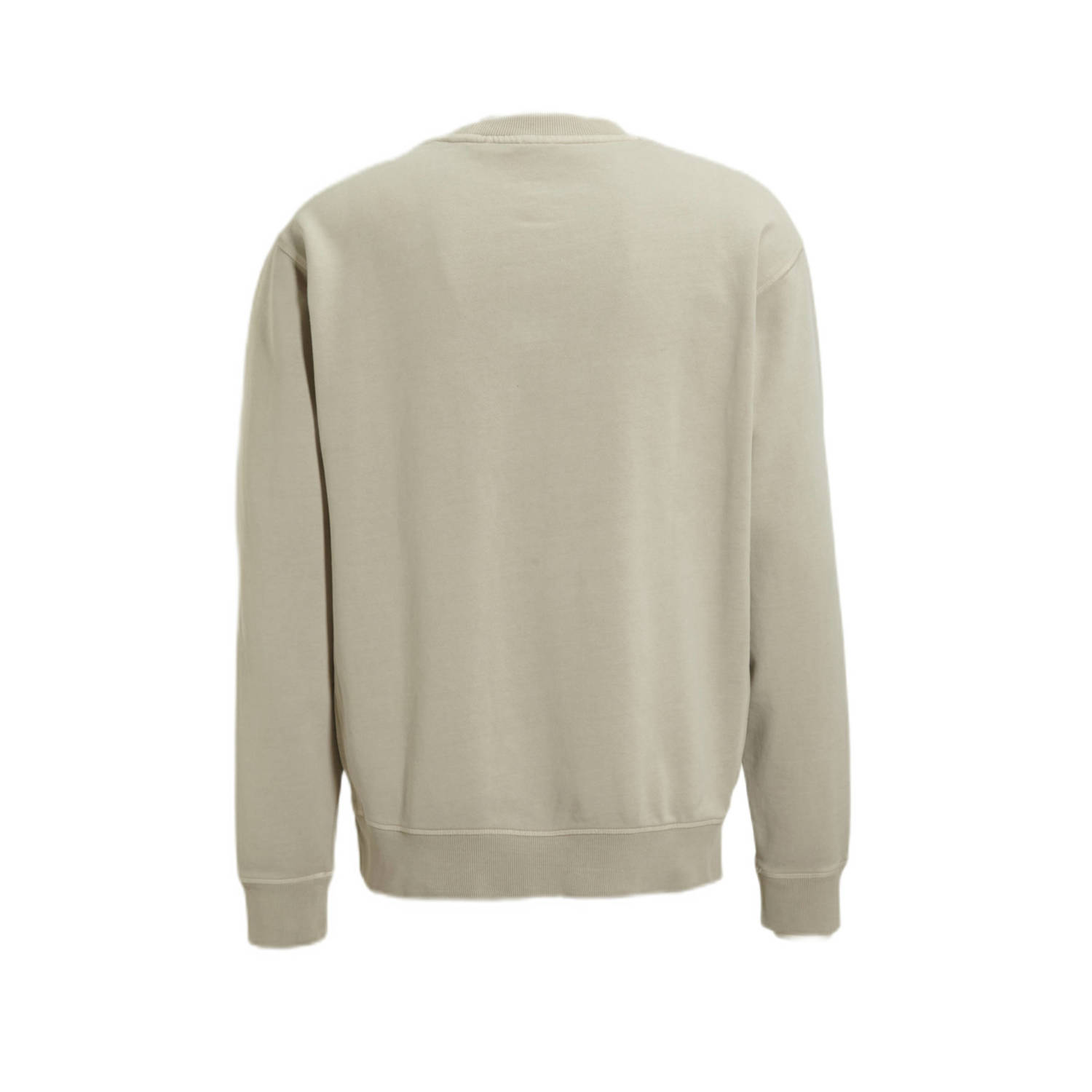 BOSS sweater WeFade met logo beige