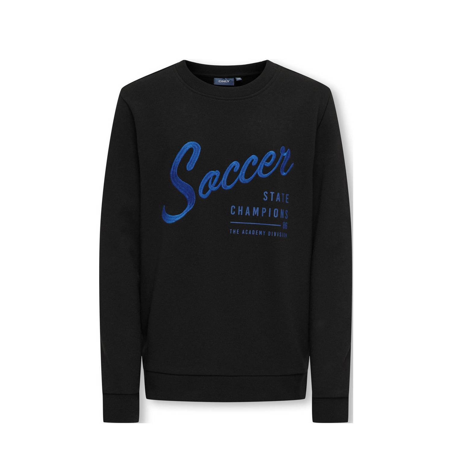 Only KIDS BOY sweater KOBHERMAND met printopdruk zwart Printopdruk 134 140