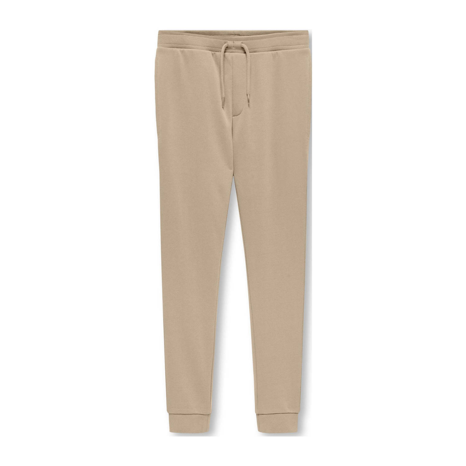 Only KIDS BOY slim fit joggingbroek KOBLASSI lichtzand Beige Jongens Sweat 128