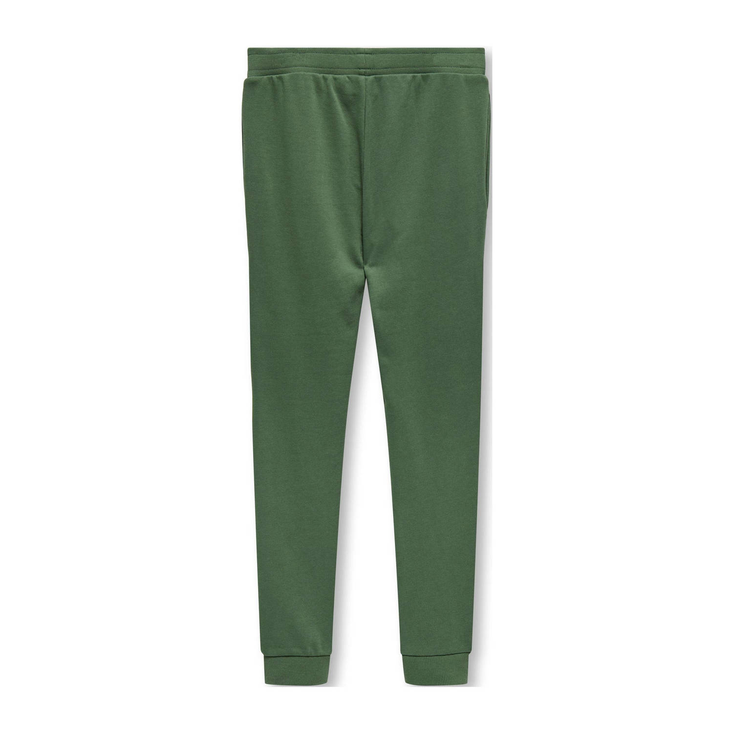 ONLY KIDS BOY slim fit joggingbroek KOBLASSI groen